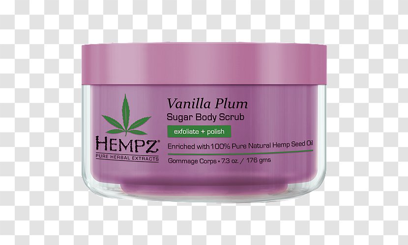 Hempz Original Herbal Body Moisturizer Lotion Exfoliation Shower Gel - Vanilla - Scrub Transparent PNG