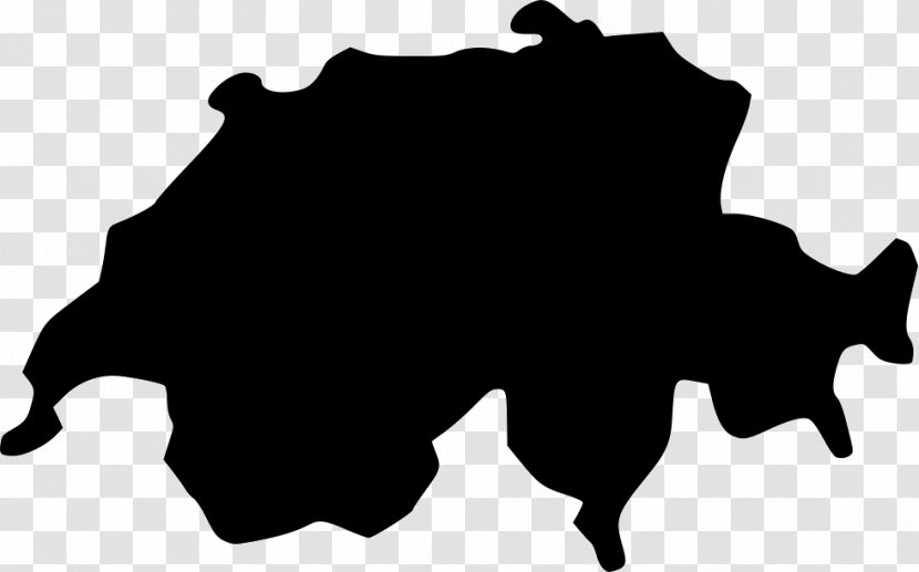 Canton Of Zug Flag Switzerland Map - Silhouette Transparent PNG