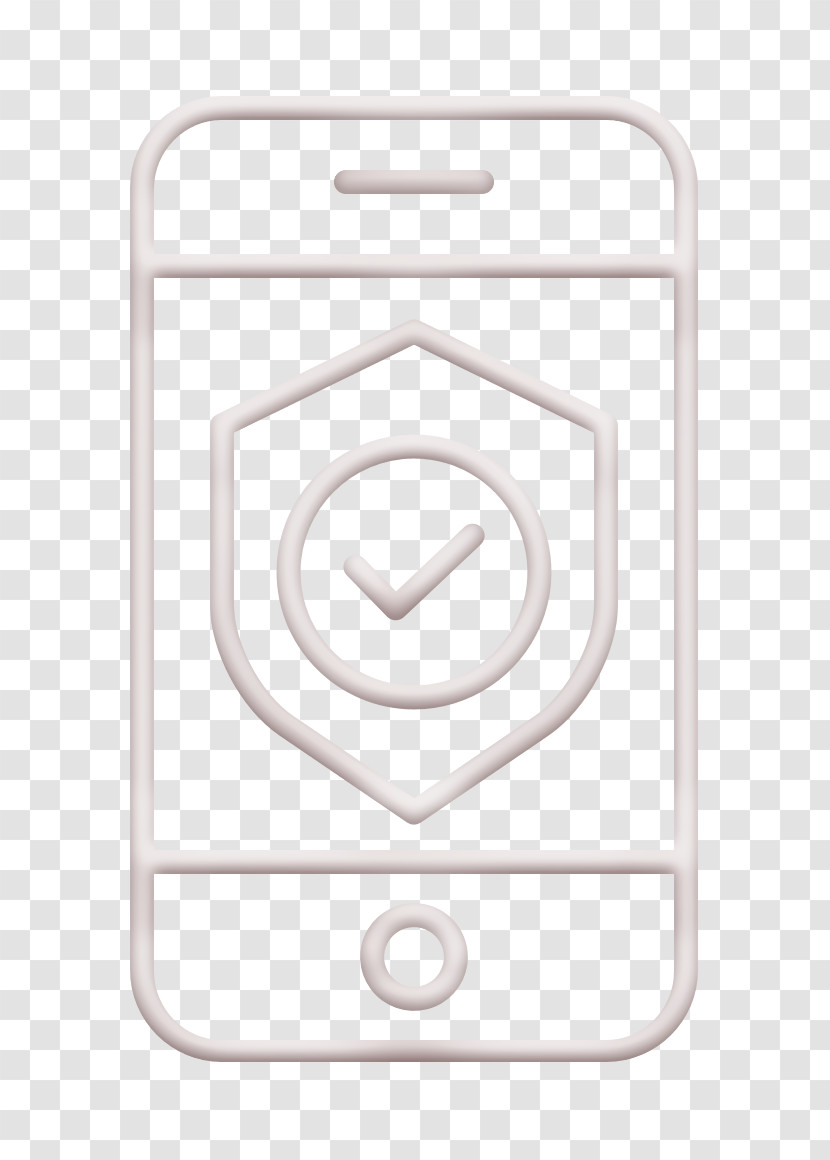 Cyber Icon Safe Icon Smartphone Icon Transparent PNG