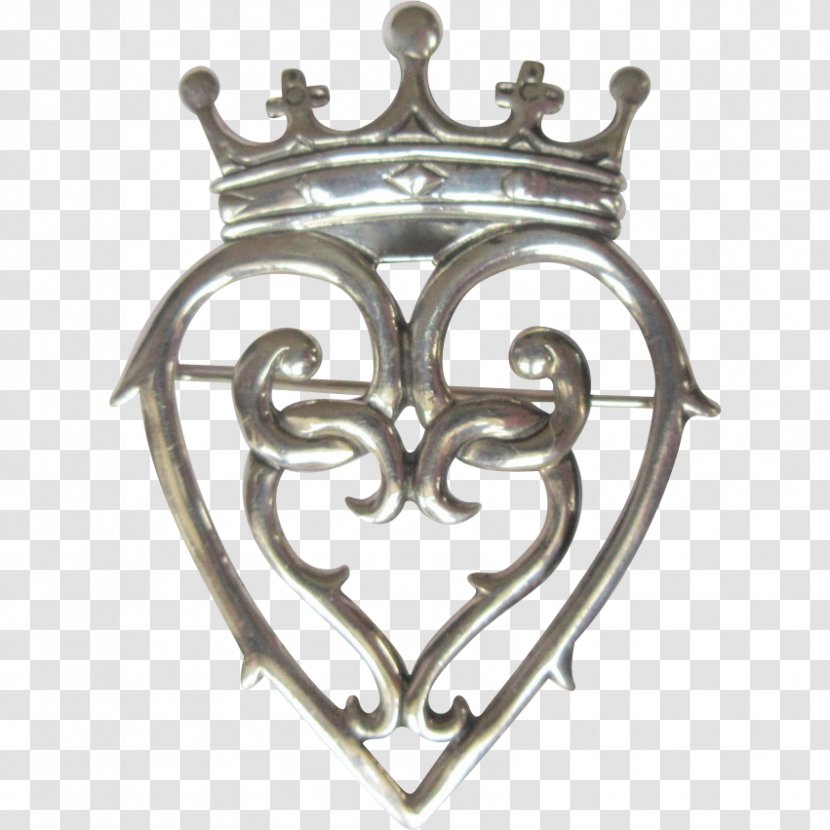 Luckenbooth Brooch Claddagh Ring Silver - Scots Language Transparent PNG