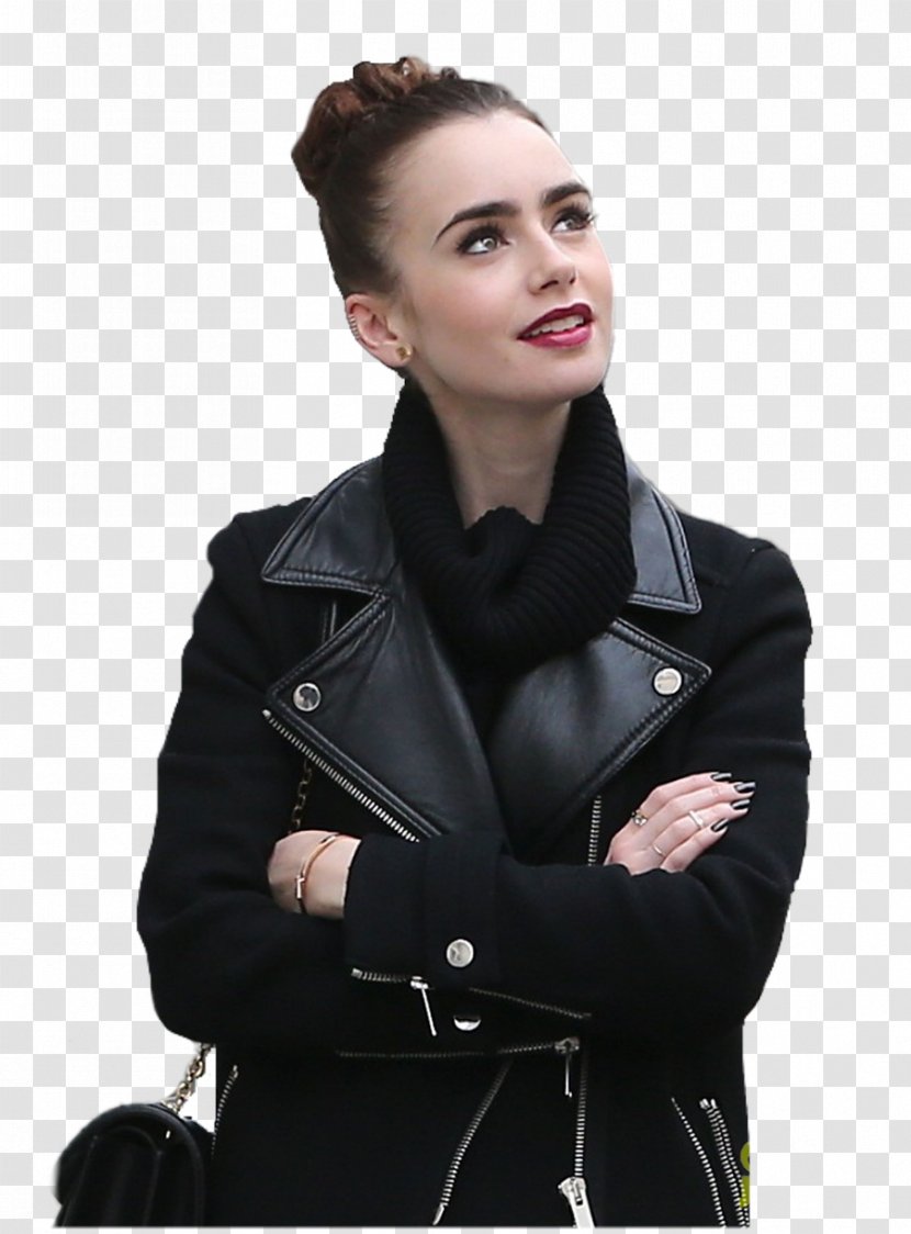 Lily Collins The Mortal Instruments: City Of Bones Clary Fray Guildford Jacket - Clothing Transparent PNG