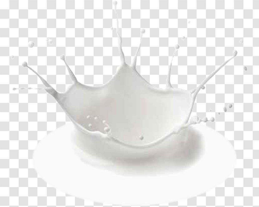 Product Design Tableware Cup - Dishware - Milk Splash Transparent PNG