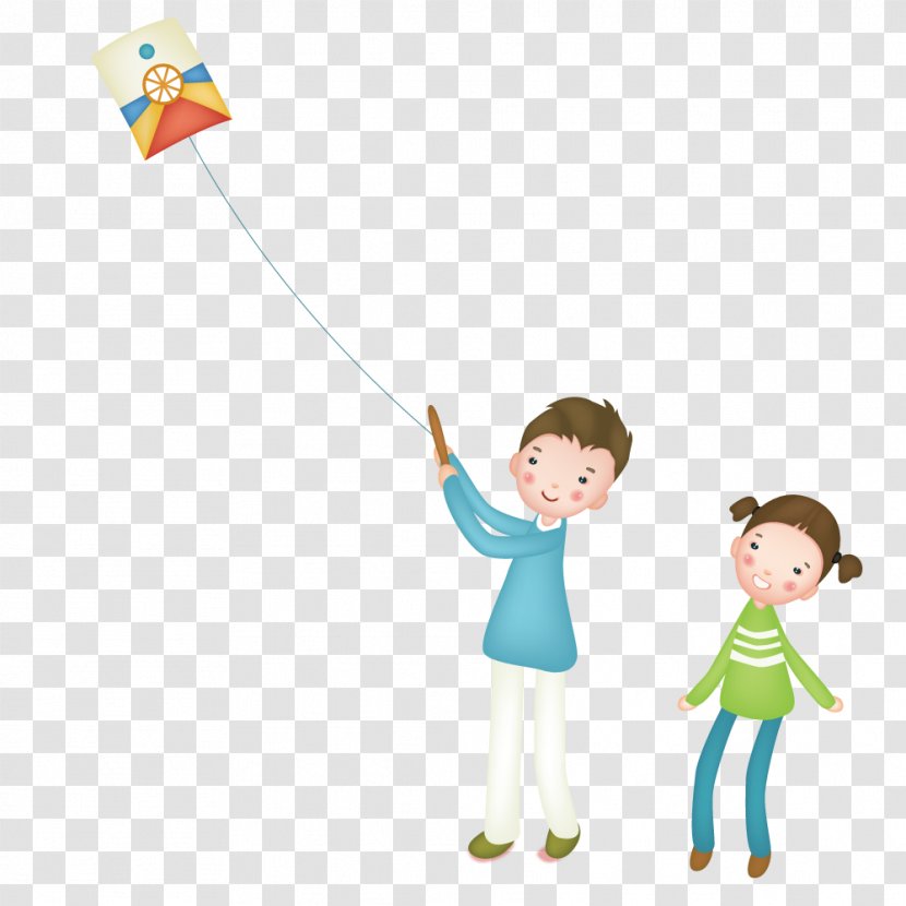 Kite Child Illustration - Drawing - Flying Men And Women Transparent PNG