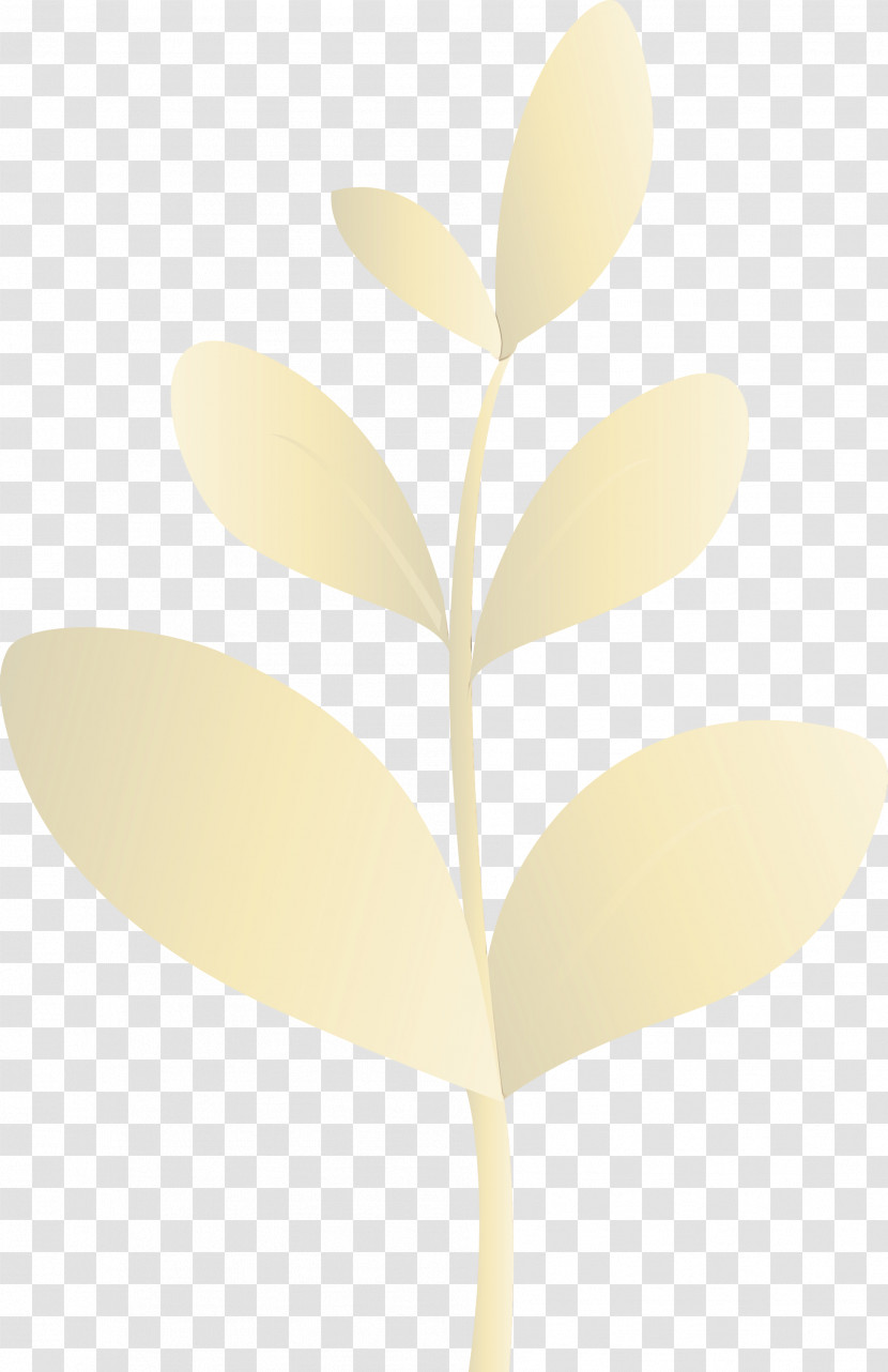 Leaf Yellow Plant Tree Beige Transparent PNG