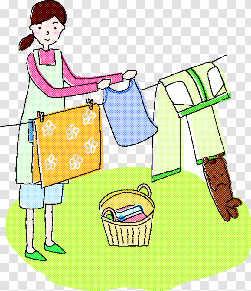 Mother Cleaning Washing Cloth Transparent PNG