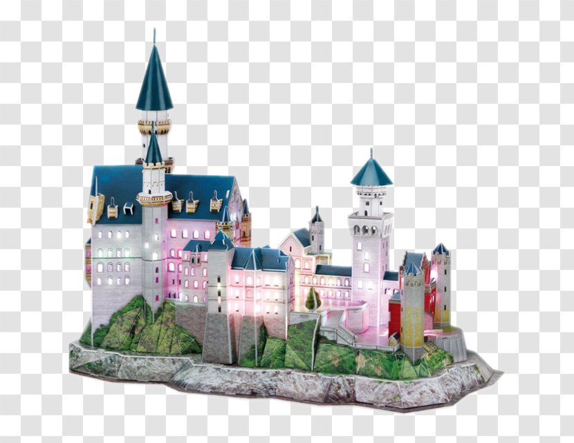 Jigsaw Puzzles CubicFun Neuschwanstein Castle 3D-Puzzle 3D Puzzle - 3dpuzzle Transparent PNG