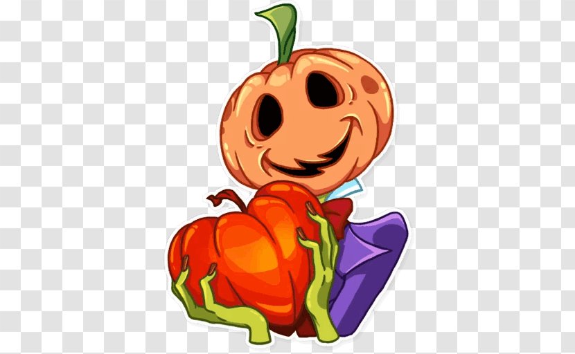 Jack-o'-lantern Jack Pumpkinhead Sticker Clip Art - Plant - Pumpkin Transparent PNG