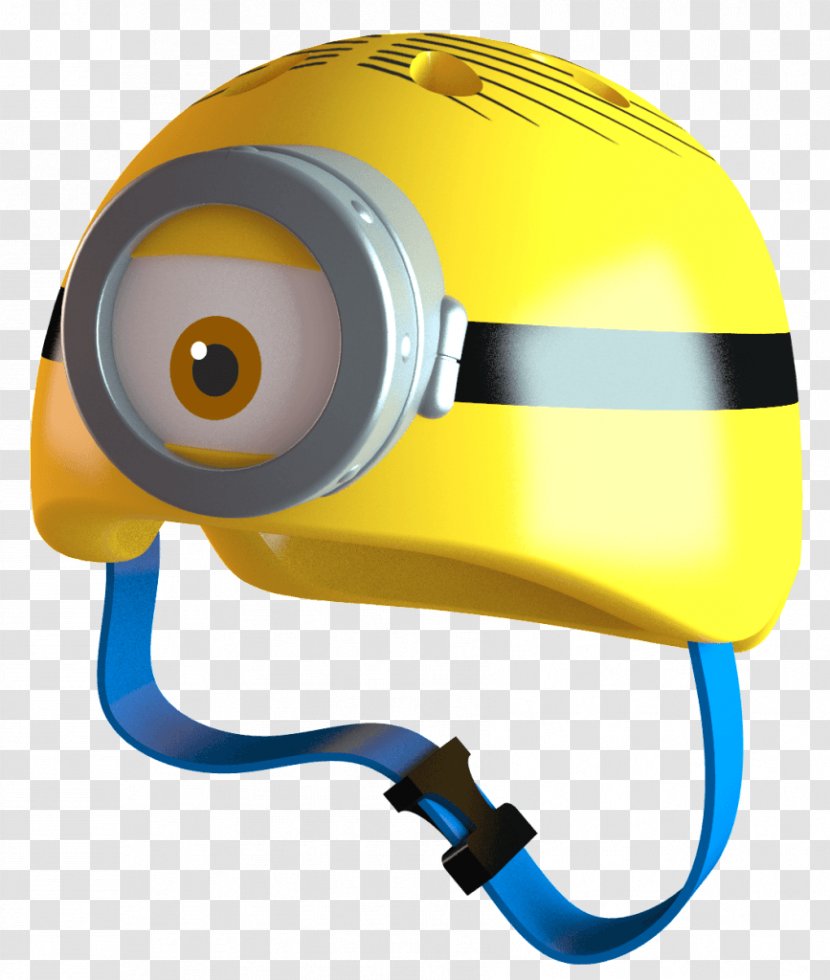 Motorcycle Helmets Stuart The Minion Bob Bicycle - Yellow Transparent PNG