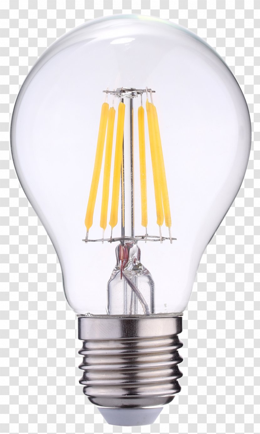 Incandescent Light Bulb LED Lamp Lighting - Yellow Transparent PNG