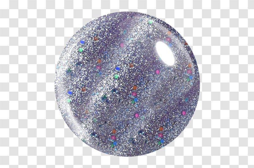 Glitter Blue Purple Gel Pastel - Sphere Transparent PNG