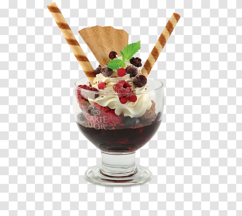 Sundae Chocolate Ice Cream Carte D'Or Cafe Knickerbocker Glory - Gelato - Menu Transparent PNG