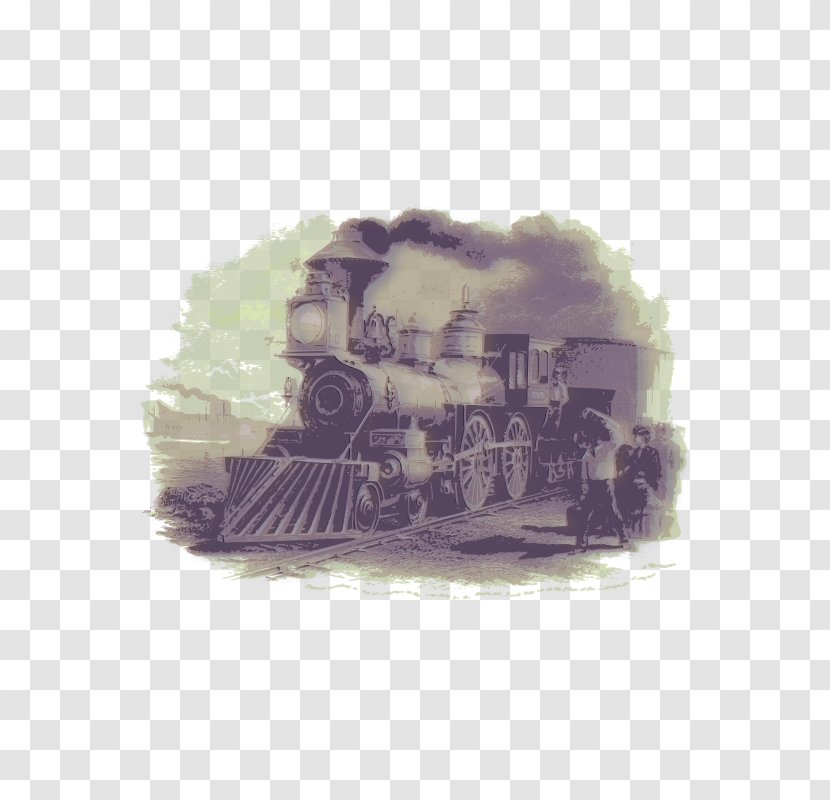 Rail Transport Train Steam Locomotive Engine - Cargo Transparent PNG