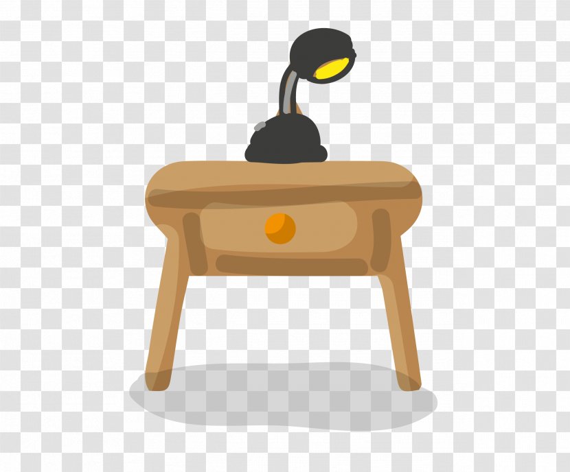 Table Furniture Illustration - Stool - Vector Coffee Lamp Transparent PNG