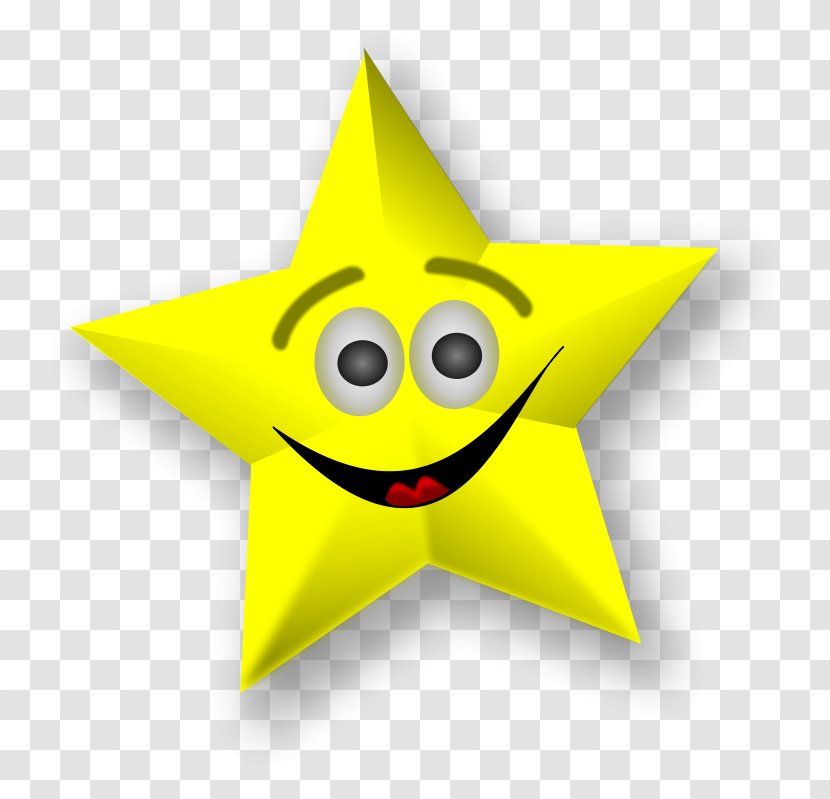 Smiley Star Clip Art - Scalable Vector Graphics - Thumbs Up Smile Transparent PNG