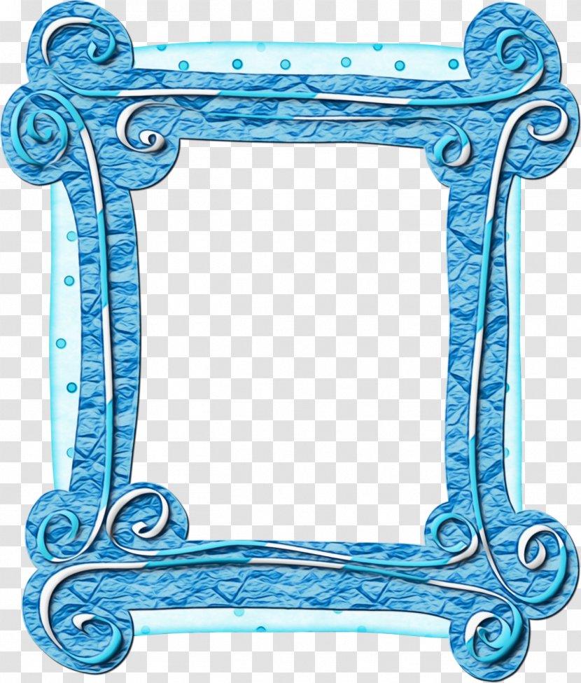 Graphic Design Frame - Cadre De Photo - Picture Aqua Transparent PNG