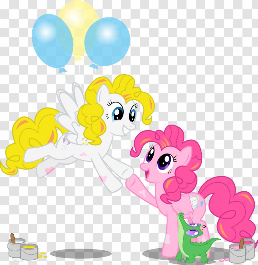 Pinkie Pie Pony Rarity Twilight Sparkle Fluttershy - Frame - Balloons Transparent PNG