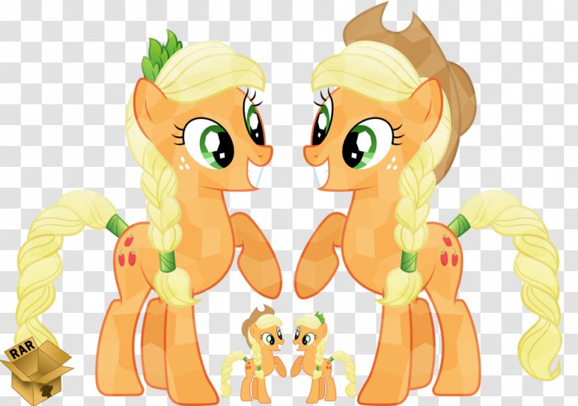 Applejack Pinkie Pie Rainbow Dash Pony Rarity - Apple Transparent PNG