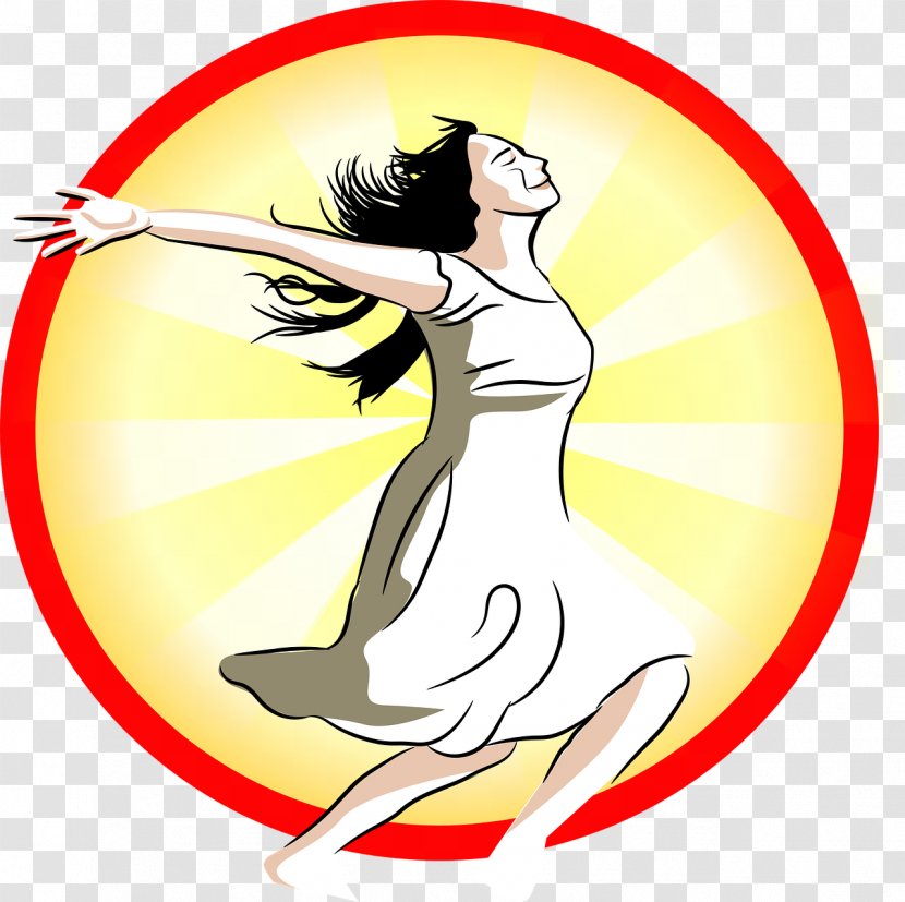 Clip Art - Yellow - Woman Transparent PNG