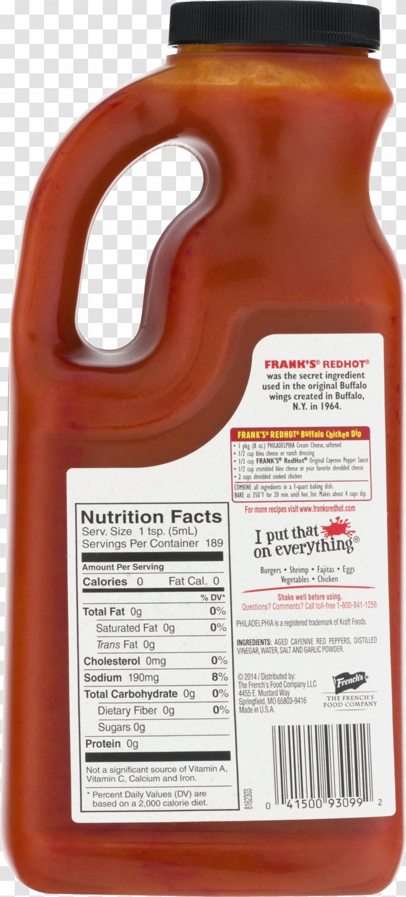 Ketchup Buffalo Wing Hot Dog Frank's RedHot Sauce Transparent PNG