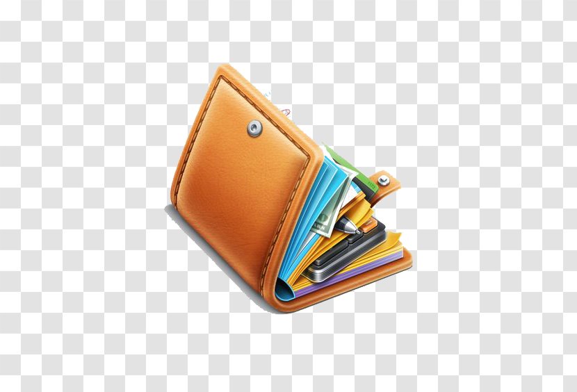 Wallet Icon Design - Diary - Flat Transparent PNG