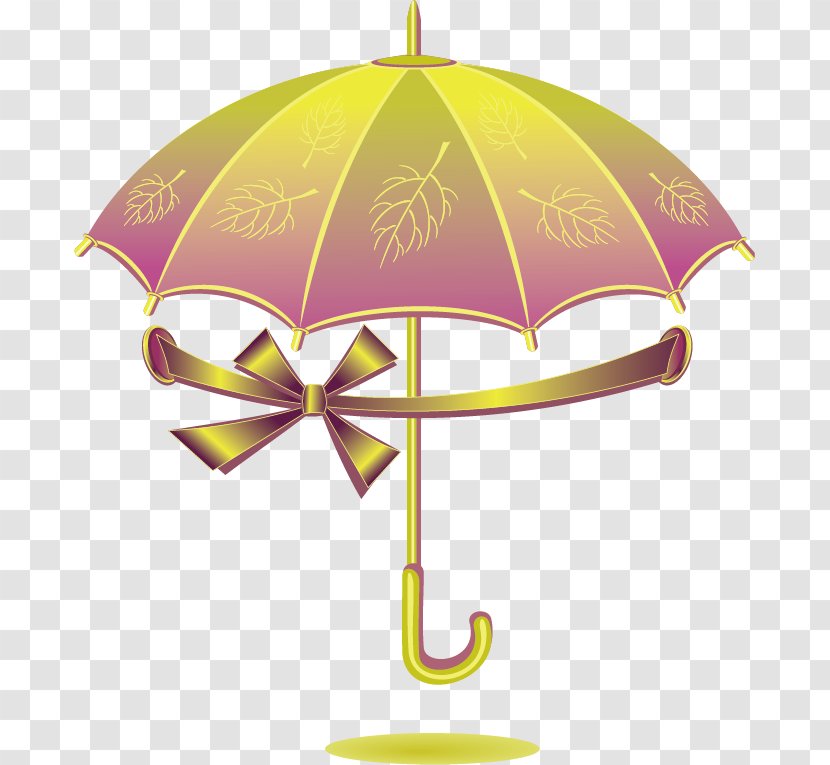 Umbrella Poster Yellow - Photography - Vector Golden Transparent PNG