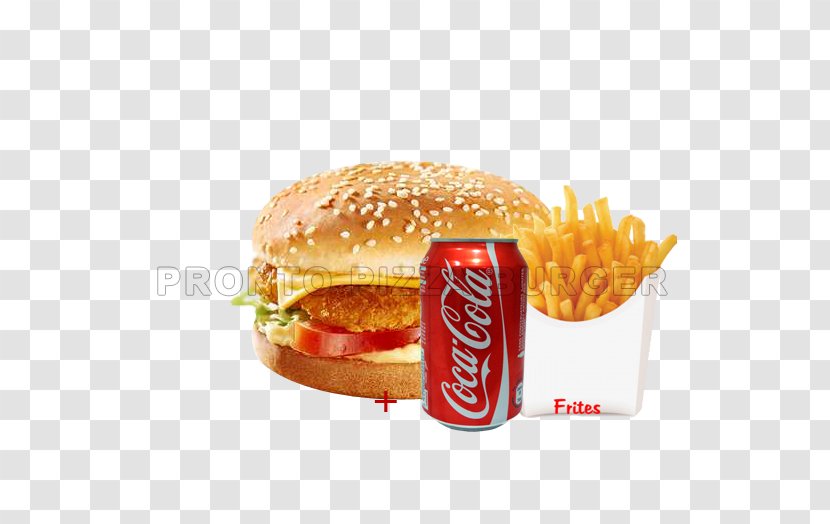 Diet Coke Coca-Cola Fizzy Drinks Pronto Pizza Burger - Junk Food - Fish Transparent PNG