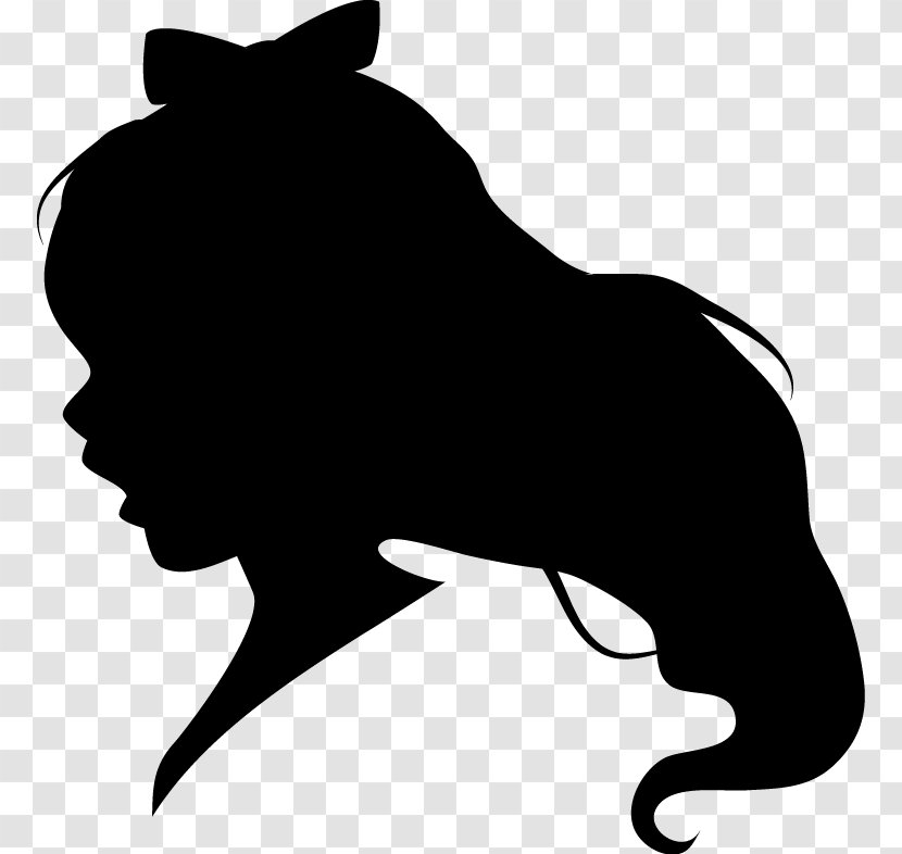 Silhouette Whiskers Clip Art - Small To Medium Sized Cats - Rocking Horse Transparent PNG