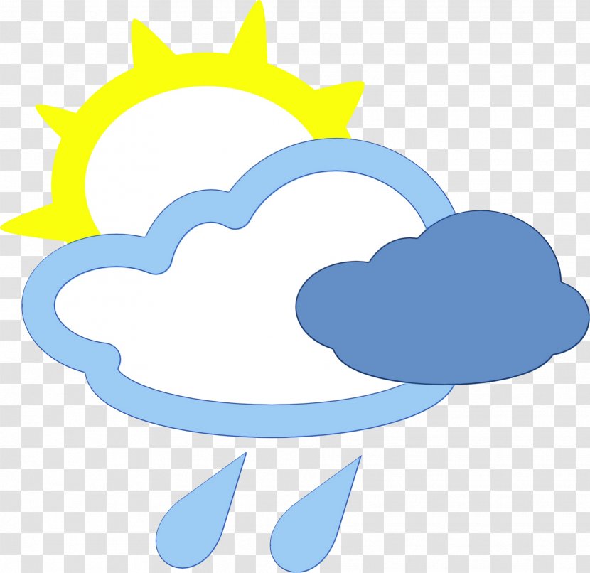 Rain Cloud - Weather - Logo Meteorological Phenomenon Transparent PNG