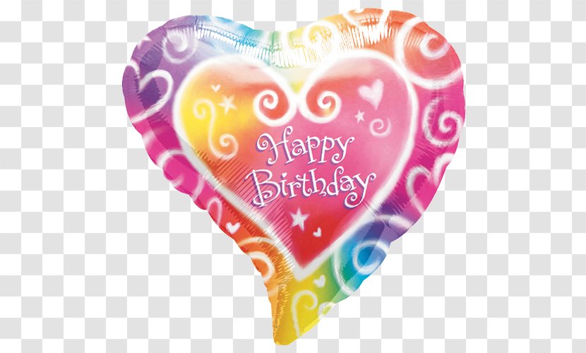 Mylar Balloon Birthday Cake Gas - Gift Transparent PNG