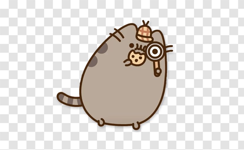 Pusheen Kitten Grumpy Cat Sticker - Drawing Transparent PNG