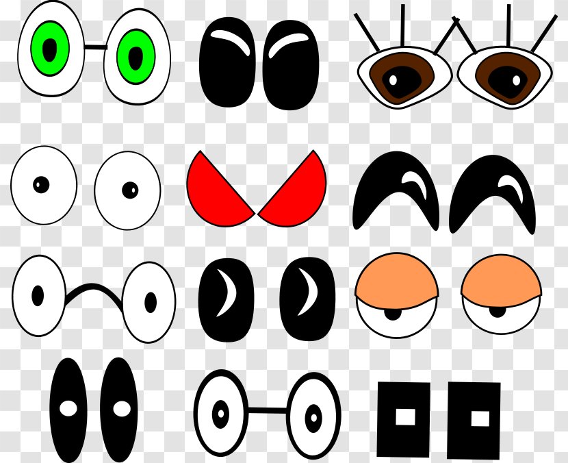 Eye Cartoon Drawing Clip Art - Evil Eyes Transparent PNG