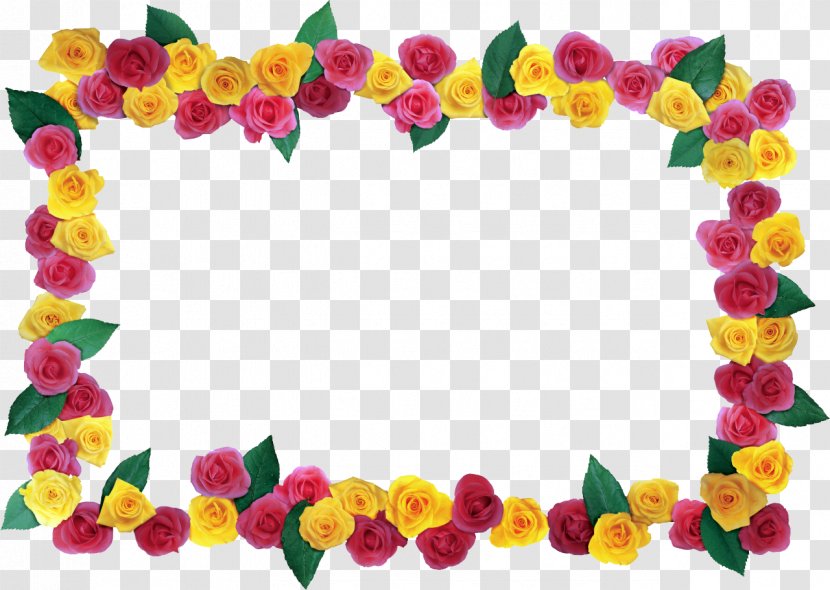 Cut Flowers Petal Floral Design Beach Rose - Depositfiles - Leaf Frame Transparent PNG
