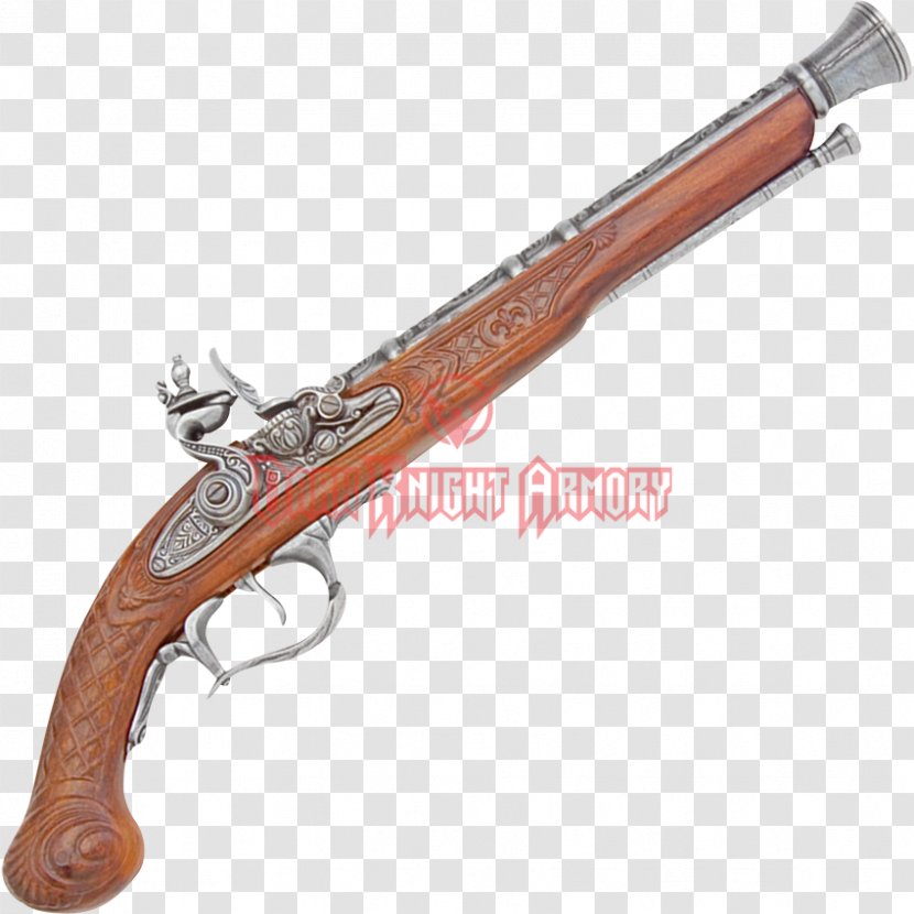 Trigger Gun Barrel Firearm Flintlock Pistol - Silhouette - Handgun Transparent PNG