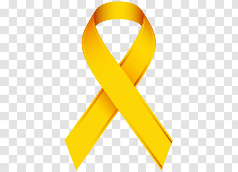 Childhood Cancer Awareness Ribbon - Symbol - GOLDEN RİBBON Transparent PNG