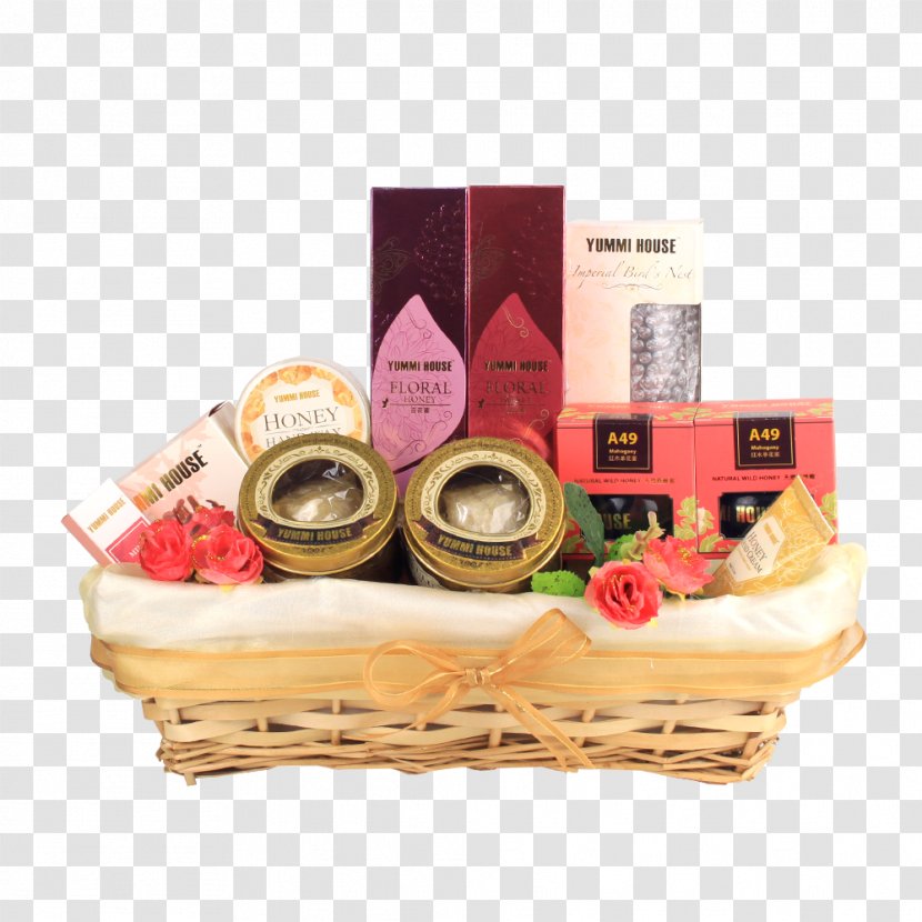Food Gift Baskets Hamper Bird Nest - Drink - Bees Gather Honey Transparent PNG