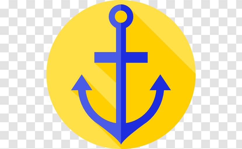 Anchor Ship Clip Art - Yellow Transparent PNG