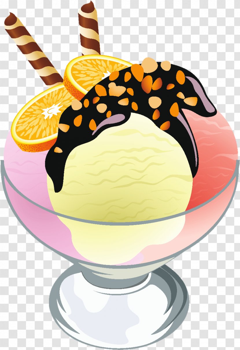 Ice Cream Cones - Frozen Dessert - Parfait Ingredient Transparent PNG