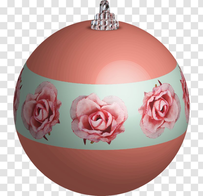 Rose Family Christmas Ornament Pink M - Order Transparent PNG