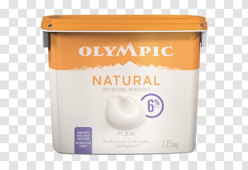 Sour Cream Milk Dairy Products Yoghurt - Glutenfree Diet - Olympic Material Transparent PNG
