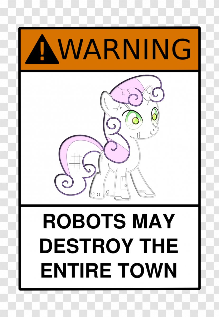 Warning Sign High Voltage Hazard Robot Computer Vision Transparent PNG