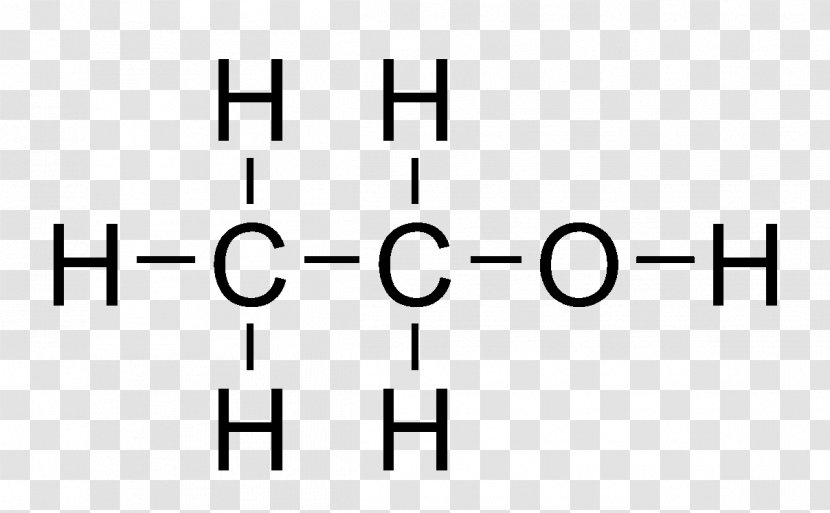 Ethanol Alcohol Chemical Compound Structural Formula Chemistry - Silhouette - Dissolve Transparent PNG