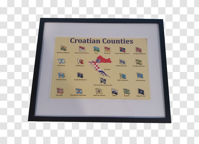 Croatia National Football Team Picture Frames Gift Coat Of Arms Counties Transparent PNG
