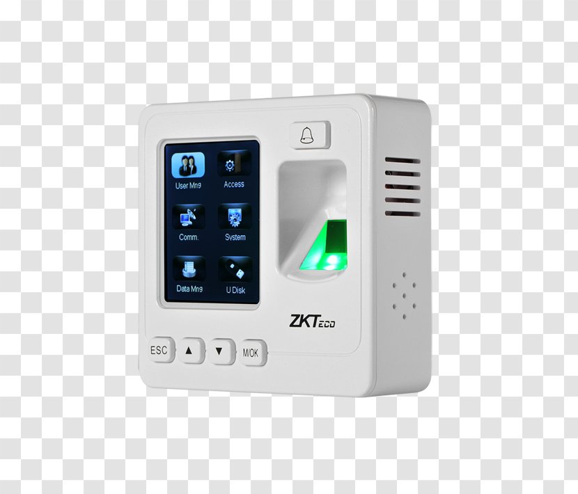 Time And Attendance Biometrics Access Control Fingerprint System - Security Management - Ip Card Transparent PNG