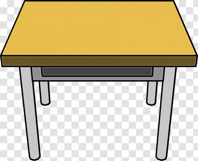 Watercolor Drawing - Coffee Table - Stool Transparent PNG