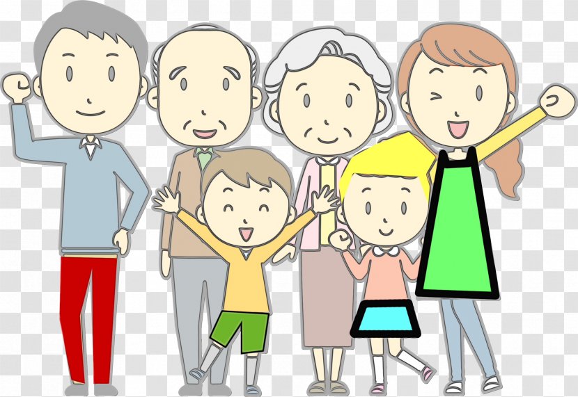 Group Of People Background - Interaction - Art Animation Transparent PNG