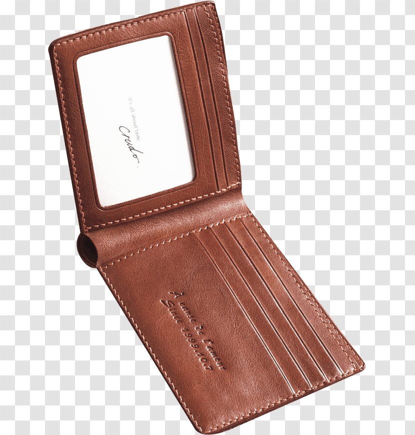 Wallet Leather Crudo Craft Transparent PNG