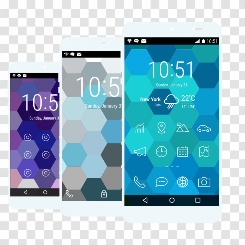 Flat Design Mobile App - Brand - Phones Transparent PNG