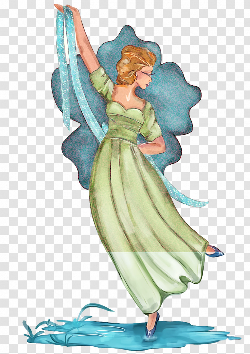 Fairy Cartoon Angel Costume Design Visual Arts Transparent PNG