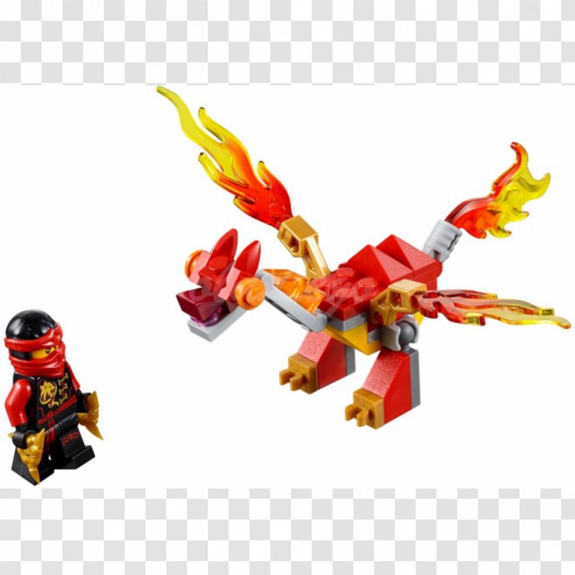 Lego Ninjago Minifigures LEGO 30422 NINJAGO Kai's Mini Dragon - Action Figure - Toy Transparent PNG