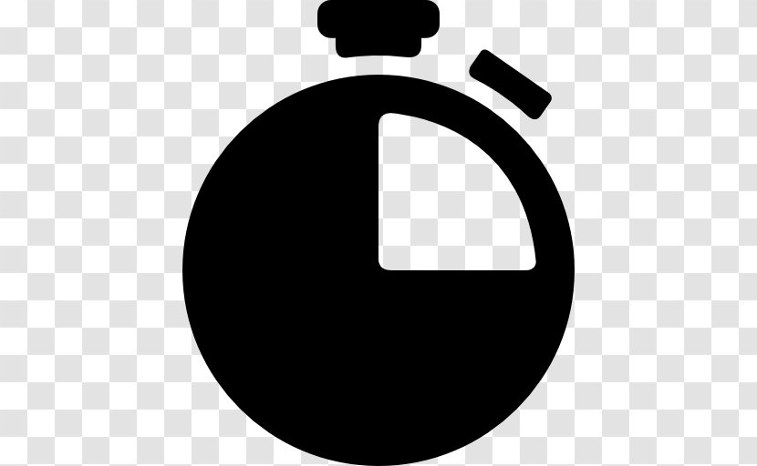 Timer Clock Countdown - Silhouette Transparent PNG